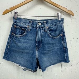 TRAVE size 23 High Waist Cut Off Jean Shorts